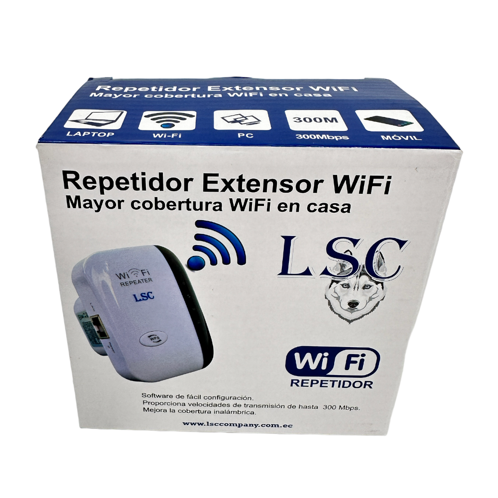 Repetidor Extensor De Señal Wifi De 300 Mbps