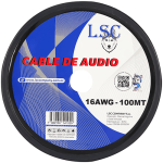 Cable Audio 2x16 Rojo/Negro 100 Mts - Imagen 3