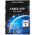 Cable De Red de Datos UTP Cat6 Profesional 100% Cobre - Imagen 3