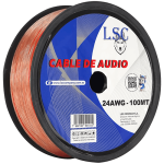Cable Parlante 2x24 Transparente 100 Mts