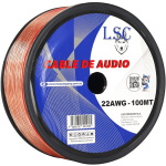 Cable Parlante 2x22 Transparente 100 Mts