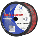 Cable Audio 2x18 Rojo/Negro 100 Mts - Imagen 5
