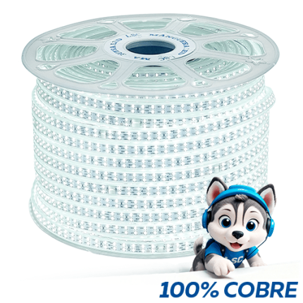 MANGUERA LED PLANA DOBLE LUZ BLANCA