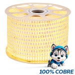 MANGUERA LED PLANA DOBLE LUZ CÁLIDA