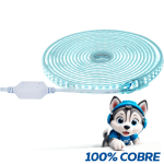 KIT MANGUERA LED PLANA DOBLE LUZ BLANCA 5MT+ CONTROL LSC
