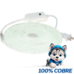 KIT MANGUERA LED PLANA SIMPLE LUZ BLANCA 5MT+ CONTROL LSC