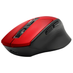 Mouse Ergonómico Inalámbrico Recargable Tipo-C Rojo - Imagen 4