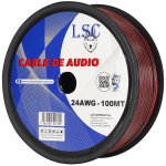 Cable Parlante 2x24 Negro-Rojo 100 Mts - Imagen 4