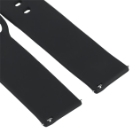 Correa de Silicona Negra 22mm Ajustable - Imagen 3