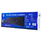 Combo Alámbrico Oficina Teclado y Mouse - Imagen 6