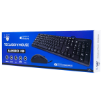 Combo Alámbrico Oficina Teclado Y Mouse