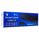 Combo Alámbrico Oficina Teclado y Mouse - Imagen 5