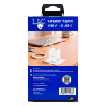 Cargador Blanco Carga Rápida 65watts 3A/ Triple Puerto Usb A -  2 Usb C - Imagen 7