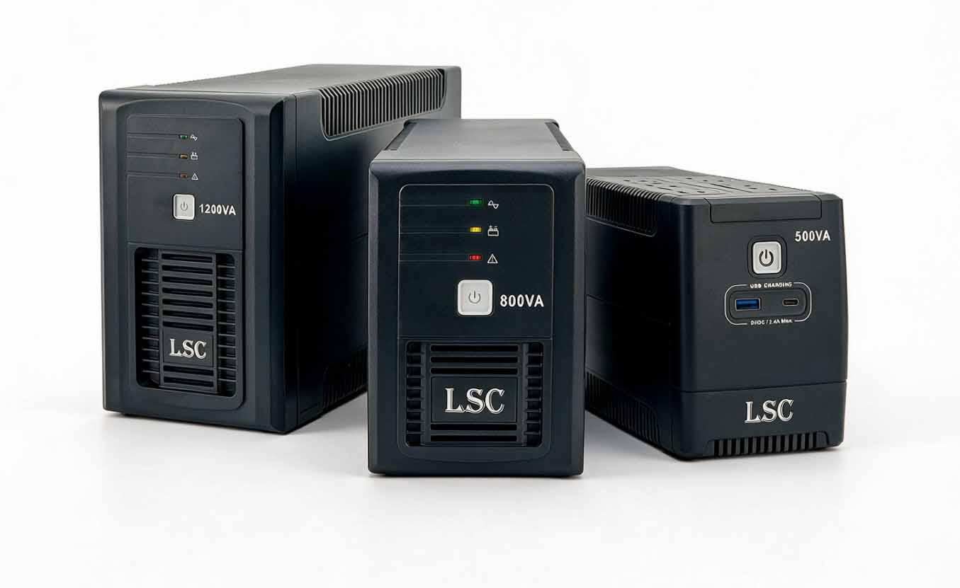 UPS LSC® de 1200 VA, 800 VA y 500 VA